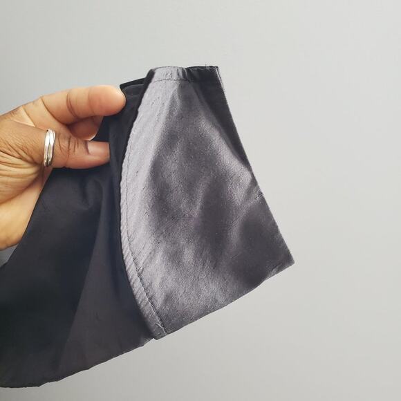 UC2 Under Construction Black Silk Open Jacket Blazer Size S - Picture 5 of 6